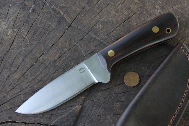 Ironwood Hunting Knife, Custom Hunting Knife, Custom Knife, Ironwood, Lucas Forge, Survival Knife
