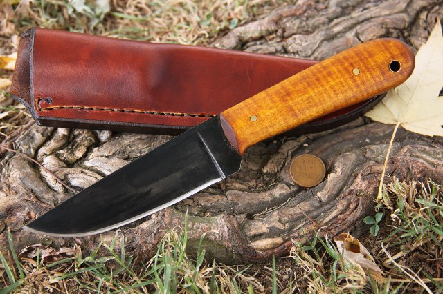 Custom Hunting Knives, Hunting Knife, Trade Knife, Historic Knife, Lucas Forge, Mountain Man Knife, Belt Knife