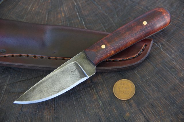 Custom Hunting Knives, Patch Knives, Lucas Forge, Patch Knife, Survival Knife, Custom Knife