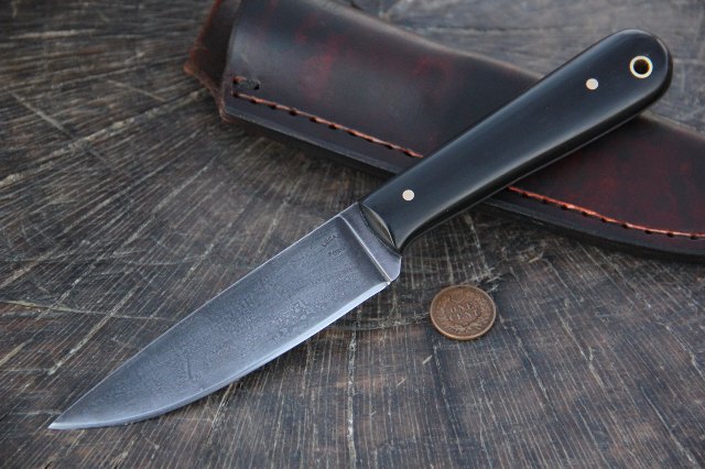 Frontier Knife, Lucas Forge Frontier Knife, Custom Hunting Knife, Custom Knife, Hunting Knife, Lucas Forge