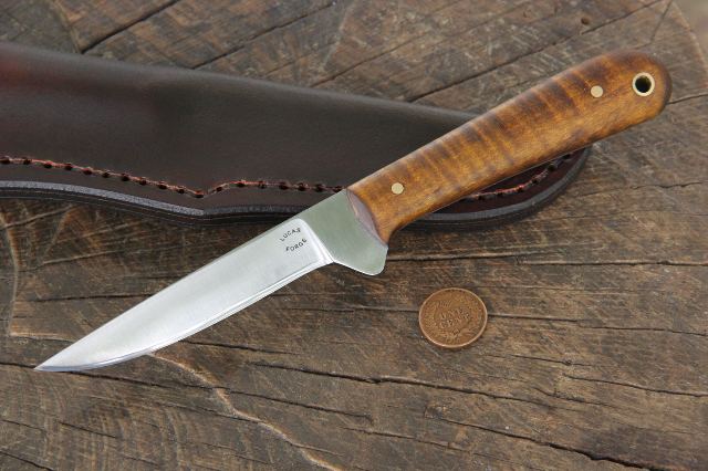 Skinning Knife, Custom Skinning Knife, Custom Hunting Knife, Lucas Forge, Custom Knife