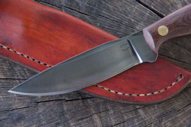 Custom Knives, Hunting Knife, Handmade Hunting Knife, Custom Hunting Knife, Lucas Forge
