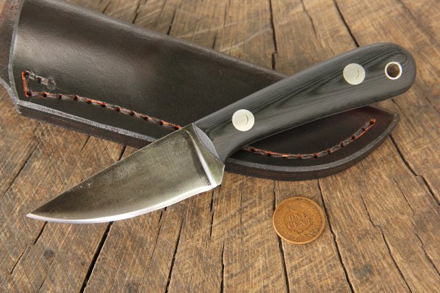 Custom Knives, Little Knife, Small Belt Knife, Skinning Knife, Carving Knife, Lucas Knives, Hunting Knife