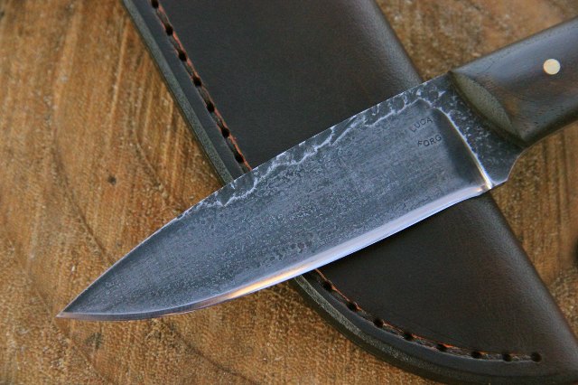 Hammer Forged Knife, Forged Knife, Lucas Forge Knives, Custom Hunting Knives, Small Belt Knife, Fixed Blade Knives, Custom Knife, Gift Knife, Personalized Knives