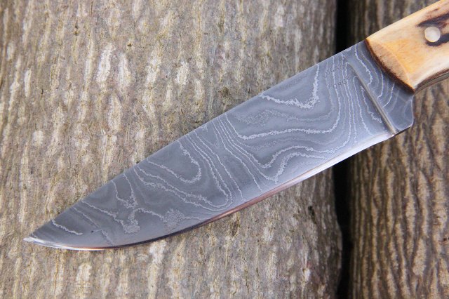 Damascus Knives, Knife Blades, Lucas Forge Custom Knives