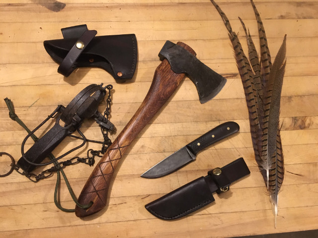 Custom Hunting Knives, Hunting Knives, Deer Hunting Knife, Handmade Knife, Lucas Forge, Wolf Valley Forge