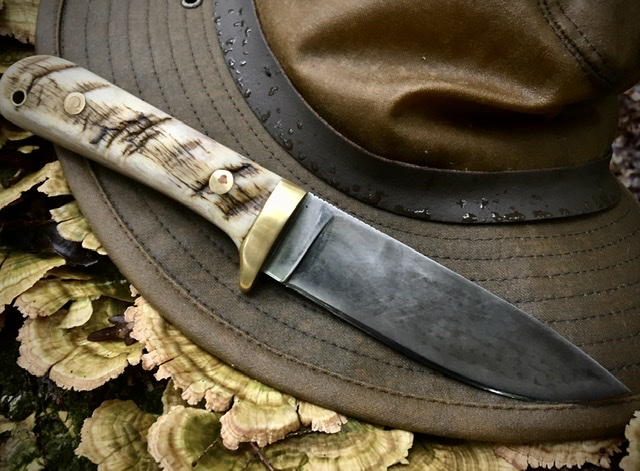 Vintage Nessmuk, Nessmuk Knife, Lucas Forge, Custom Hunting Knives, Hog Hunter, Hog Hunting Knife, Lucas Forge