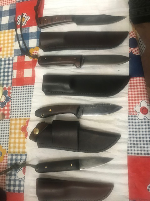 Custom Knife Collection, Lucas Forge, Custom Hunting Knives