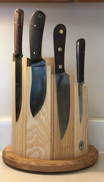 Custom Kitchen Knives, Custom Chef's Knives, Lucas Forge, Hunting Knives