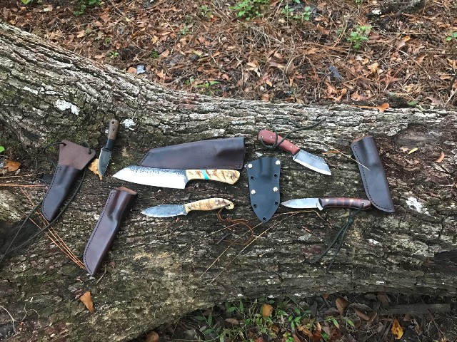 Lucas Forge Knife Collection, Lucas Forge Hunting Knives, Custom Hunting Knives, Custom Outdoor Knives, Camping Knives