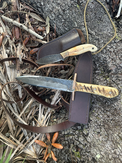 Lucas Forge, Lucas Forge Knives, Custom Hunting Knives, Camping Knives, Lucas Forge Knife Collection