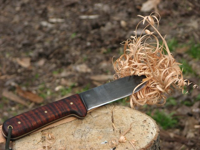 Kephart, Custom Hunting Knives, Bushcraft Knives, Lucas Forge, Handmade Knives
