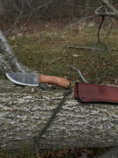 Scout Knife, Lucas Forge Custom hunting knives, Outdoor Knives, Custom Knife