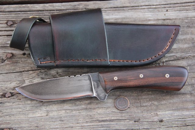 Hunter, Hunting Knife, Custom Hunting Knife, Lucas Forge