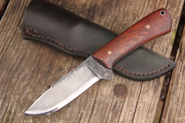 Mesquite, Elk River Hunter, Custom Mesquite Knife, Custom Hunting Knives, Lucas Forge Knives, Lucas Knives
