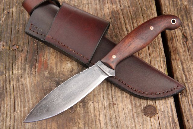 Jack Pine Knife, Canada Knife, Lucas Forge Knives, Hunting Knives, Full Tang Knives, High Carbon Knives