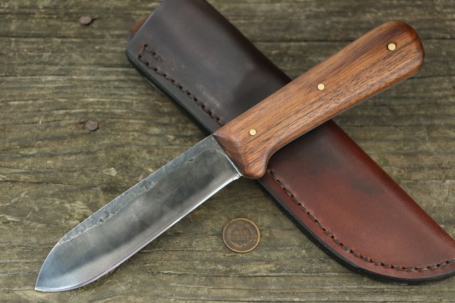 Kephart Knives, Lucas Forge, Custom Hunting Knives, Traditional Belt Knife, Kephart, Camping Knife