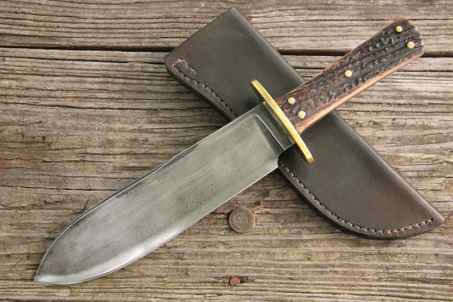 Camp Knife, Hunting Knives, Reproduction Knives, Historic Knives, Lucas Forge