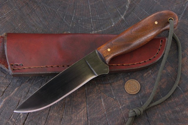 Bushcraft Knife, Custom Hunting Knives, Lucas Forge, Hunting Knife, Skinning Knife, Custom Skinning Knife, Trapper Knife, Trappers Knife