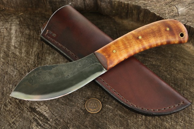 Custom Hunting Knives, Lucas Forge, Vintage Nessmuk, Nessmuk, Nessmuk Knife