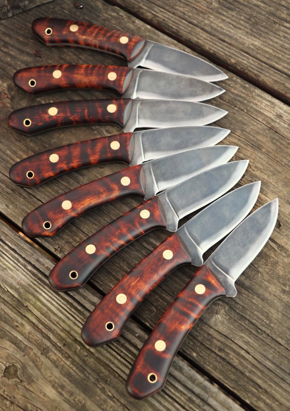 Custom Knives, Hunting Knives, Lucas Forge, Belt Knives, Bushcraft Knives, Custom Bush Knife, Backwoodsman Knives