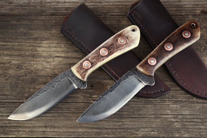 Custom Knives, Lucas Forge Knives, Hunting Knife, Camp Knife, Bushcraft Knives