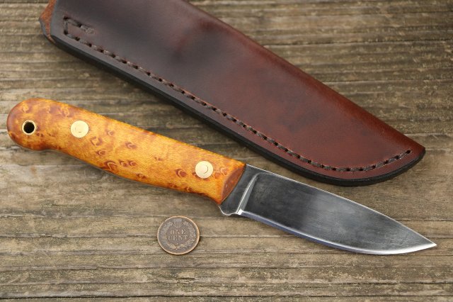 Bush Knife, Custom Bush Knives, Lucas Forge, Lucas Forge Knives, Custom Knives, Belt Knife