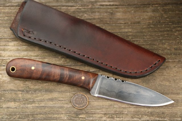 Frontier Knives, Lucas Forge Knives, Custom Knives, Hunting Knife, Fancy Belt Knife