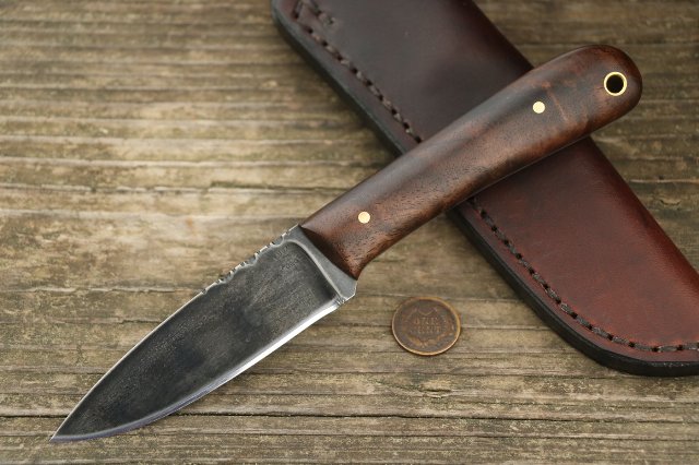 Frontier Knives, Lucas Forge Knives, Custom Knives, Hunting Knife, Fancy Belt Knife