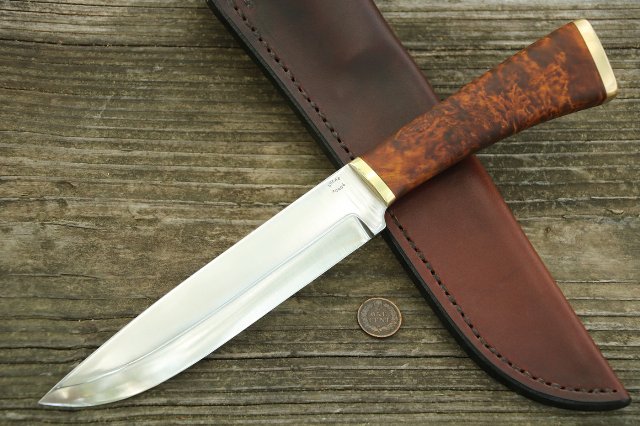 Custom Bowie Knife, Lucas Forge, Custo Hunting Knives, Collector Knives