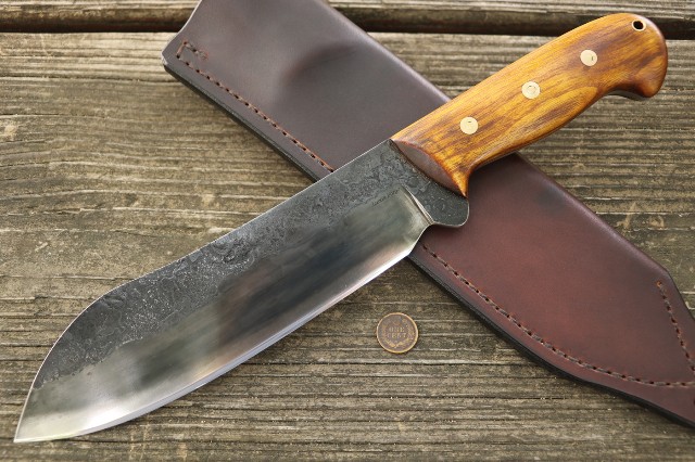 Chopping Knife, Camp Knife, Hunting Knife, Lucas Forge, Survival Knife, Heavy Duty Camp Knife, Lucas Forge, Lucas Knives, Forged Chopping Knife