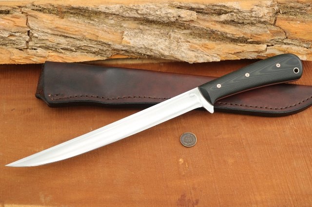 Custom Fillet Knife, Fillet Knife, Custom Gifts for Fishermen, Lucas Forge Knives, Hunting Knives, Belt Knives, Custom Outdoor Knives