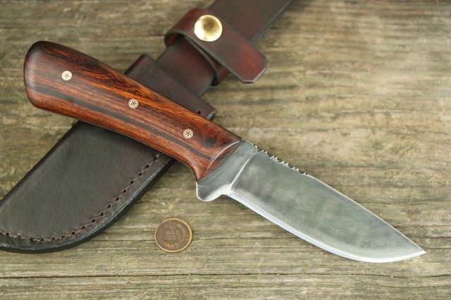 Custom Hunting Knives, Lucas Forge, Belt Knives