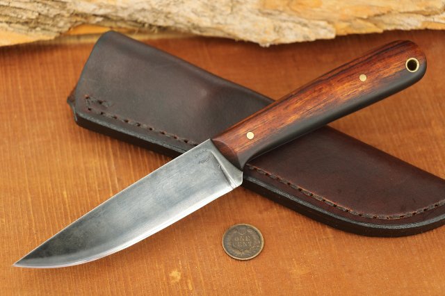 Trapping Knife, Trapper Knife, Lucas Forge, Custom Hunting Knives, Belt Knife, Bushcraft Knives, Handmade Hunting Knife