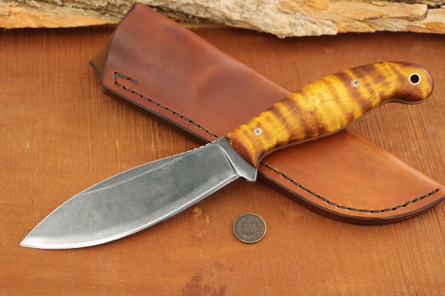 Jack Pine Special, Canadian Knife, Lucas Forge Hunting Knives, Belt Knives, Camp Knives