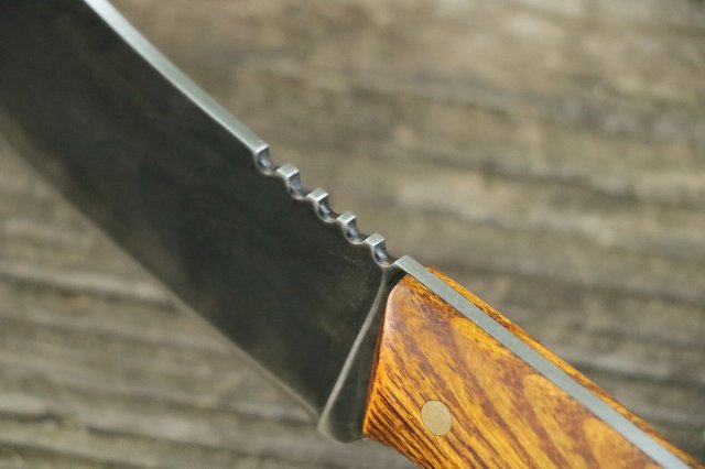 Custom Hunting Knives, Custom Knife Filework, Lucas Forge, Belt Knives, Nessmuk Knives