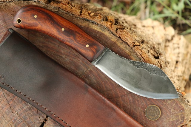 Custom Hunting Knives, Lucas Forge, Vintage Nessmuk Knife, Anttque Nessmuk Knife, Nessmuk Knife, Nessmuk Hunting Knife
