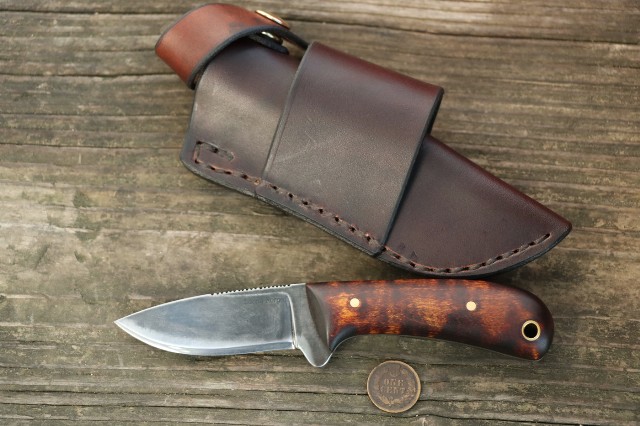 Custom Hunting Knives, Belt Knives, Lucas Forge