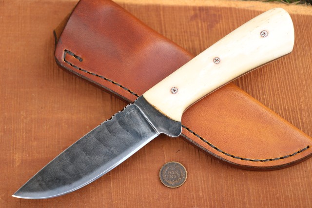 Custom Hunting Knives, Elk River, Bushcraft Knives, Lucas Forge