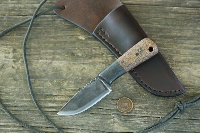 Lucas Forge, Custom Hunting Knives, Neck Knives