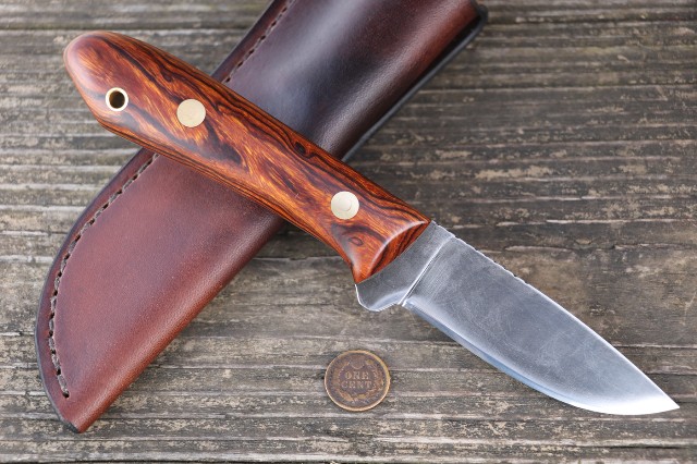 Pack Knife, Lucas Knives, Custom Hunting Knives, Belt Knife, High Carbon Knives