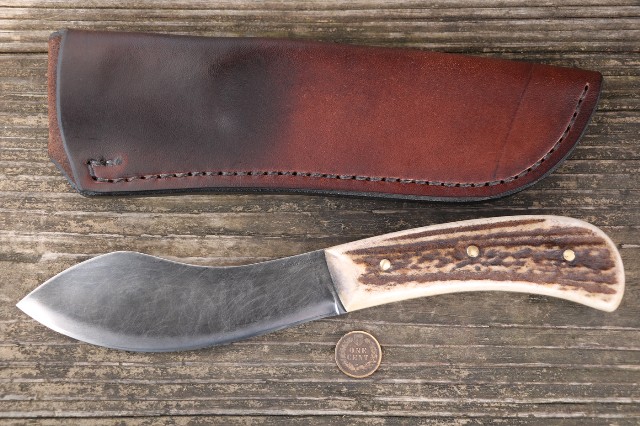 Nessmuk Knife, Sears Nessmuk, Hunting Knives, Lucas Forge, Traditional Hunting Knife, Mountain Man Hunting Knife