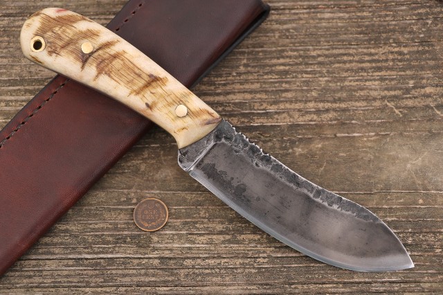 Forged Knives, Lucas Forge, Custom Hunting Knives, Nessmuk, Nessmuk Knife