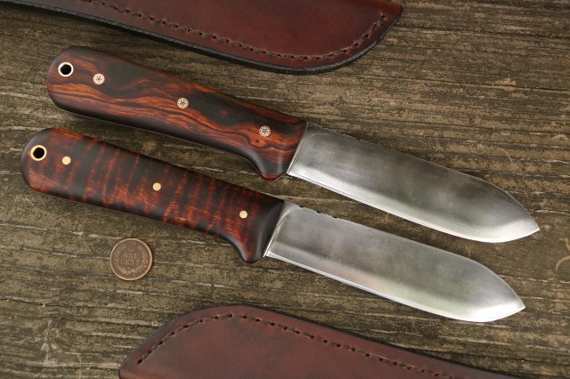 Hunting Knives, Gifts for Hunter, Custom Knife Set, Custom Knifemaker, Lucas Forge