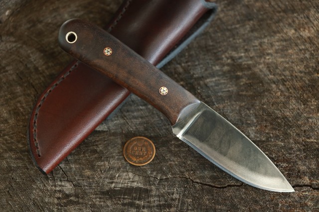 Lucas Forge, Hunting Knives, Small Hunting Knife, Small Belt Knife, Frontier Knives, Lucas Forge