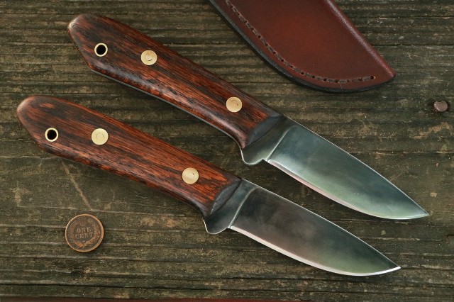 Custom Hunting Knives, Lucas Forge, Custom Hunting Knife Set, Packer Knife, Outdoor Knives, Deer Hunting Knife