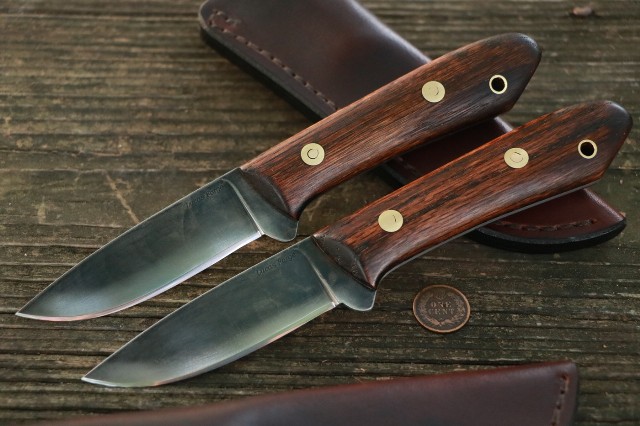 Custom Hunting Knives, Lucas Forge, Custom Hunting Knife Set, Packer Knife, Outdoor Knives, Deer Hunting Knife