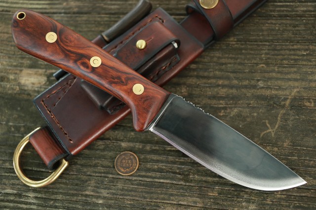 Lucas Forge, Mini Jaguar Knife, Bush Knife, Camp Knife, Custom Hunting Knife