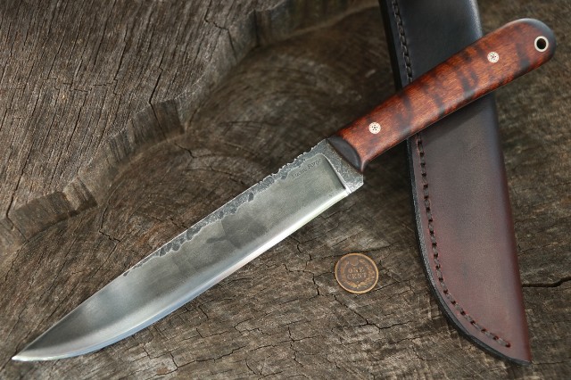 Lucas Forge, Custom Hunting Knives, Belt Knife, Hunting Knife, Camp Knife, Custom Kitchen Knife