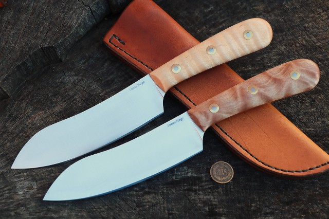 Custom Chef's Knife, Custom Kitchen Knives, Lucas Forge, Custom Stainless Knives